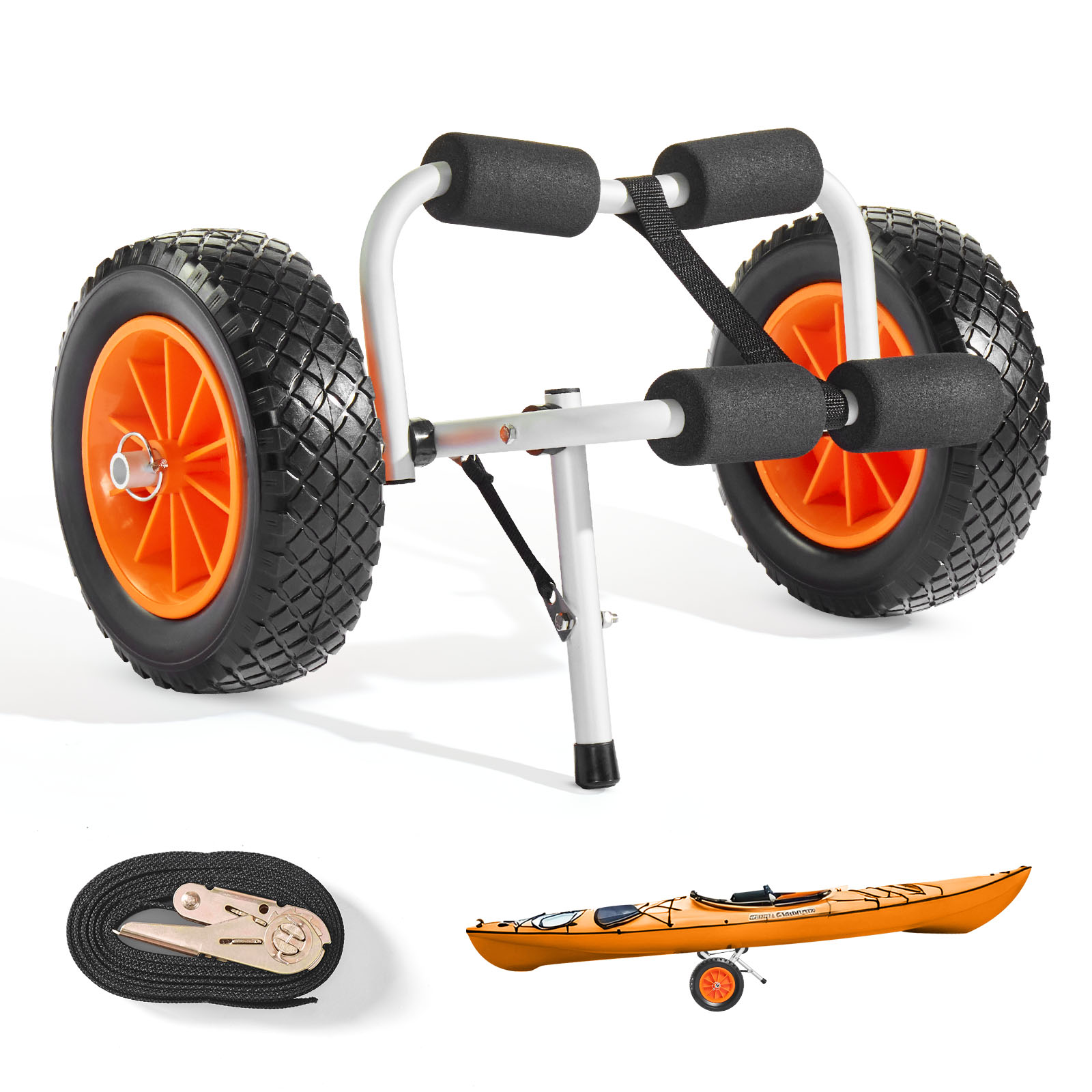 Fishing Kayak Cart - Chariot de kayak pliable SucceBuy 200
