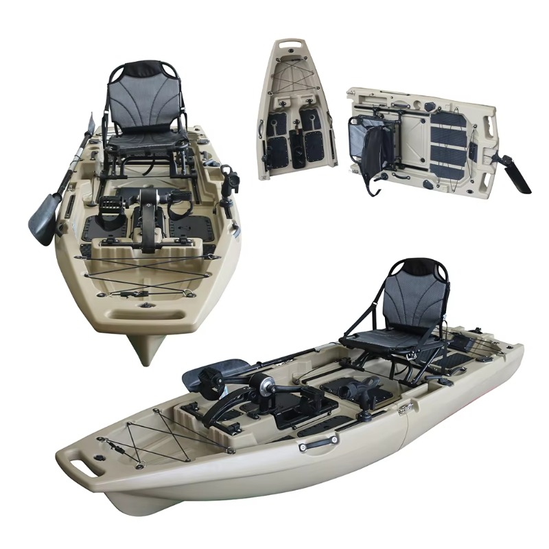 Kayak de pêche motorisé 1 pers - Fishing Kayak Pedal Drive avis et prix